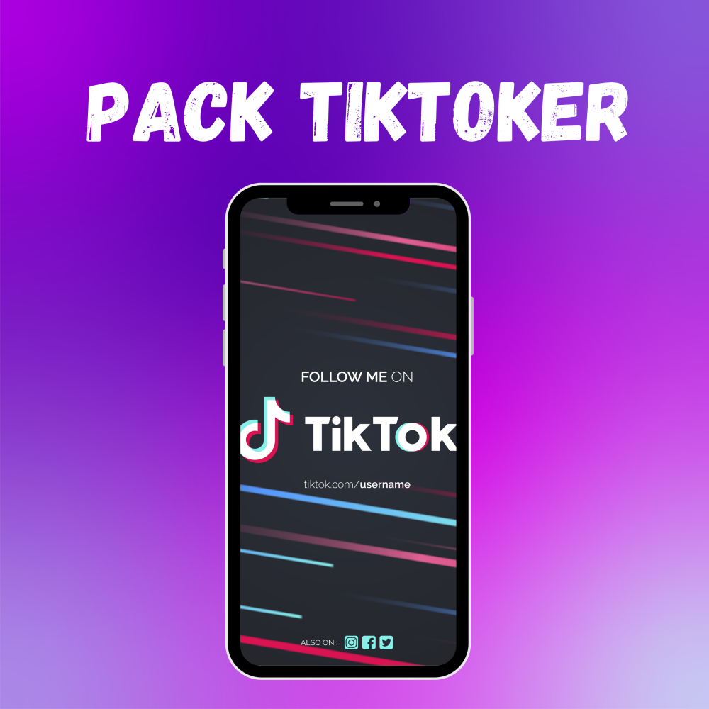 Pack TikToker – Influencerestrella